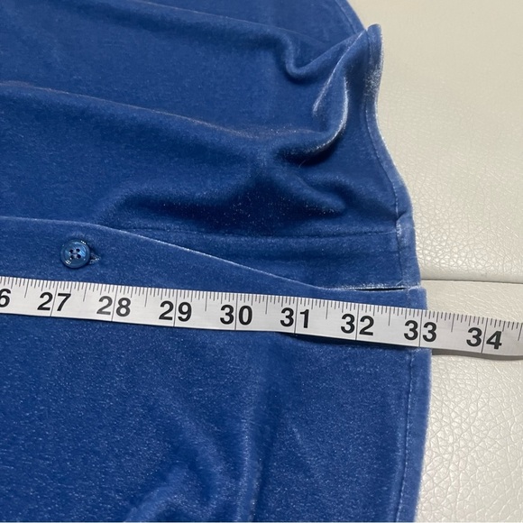 Soft Surroundings Blue Velvet Tunic - Picture 7 of 12